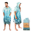 Mikrofaser -Surfstrand -Neoprenanzug Wechseln Sie Robe Poncho Handtuch